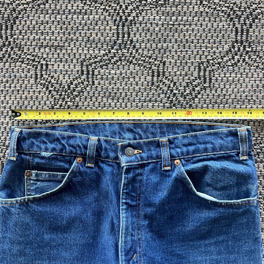 Vintage Levi's 506 Jeans Mens 32x30 Blue Straight Leg Orange Tab Denim 90s - Picture 6 of 7